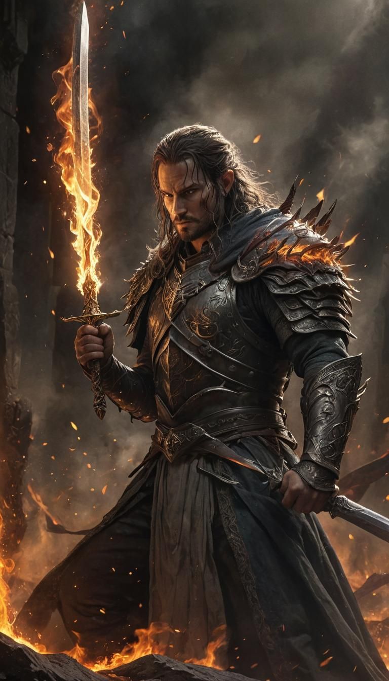 King of Flames Forges Sword of Blazing Fire