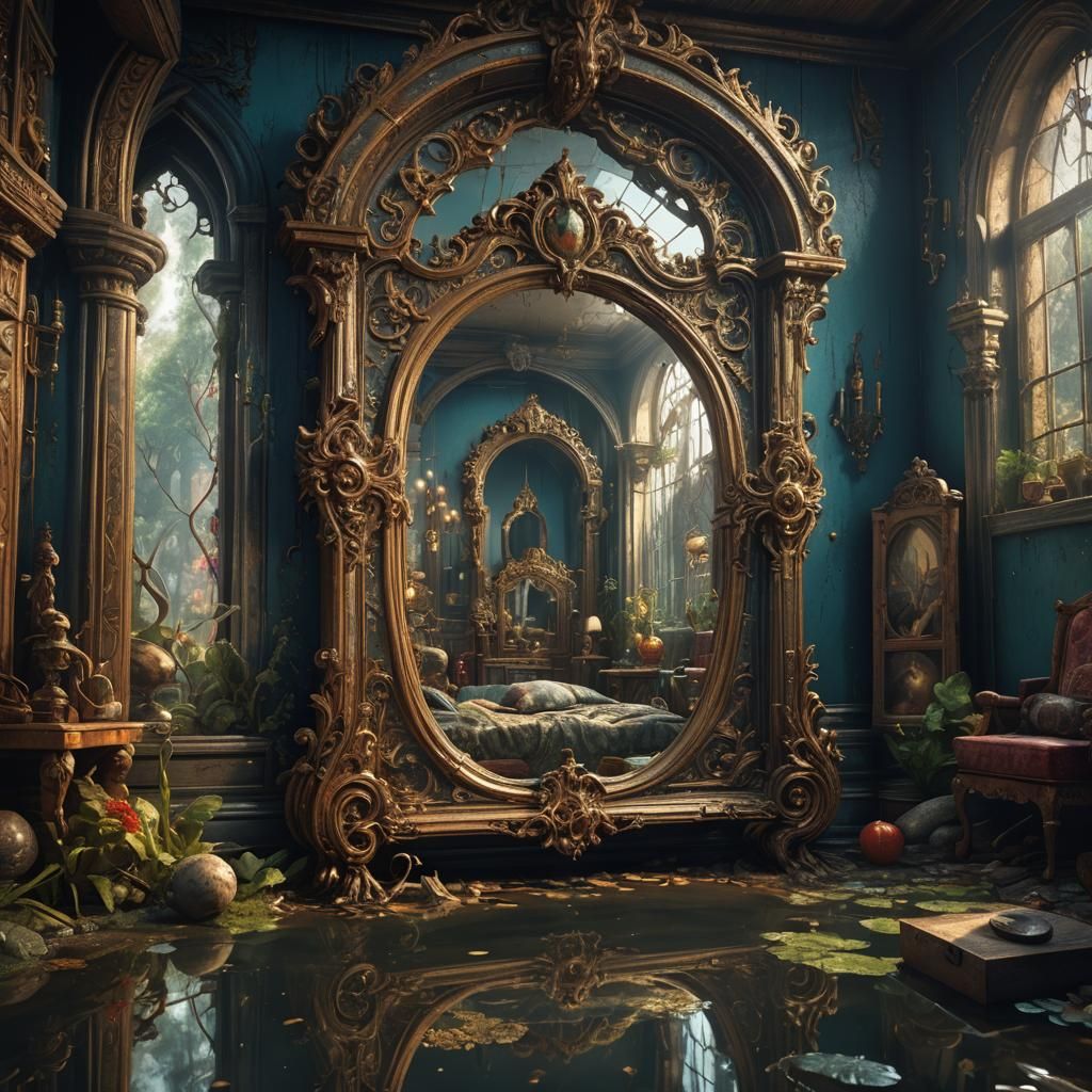 Fantastical Mirror of Madness in Deep Color