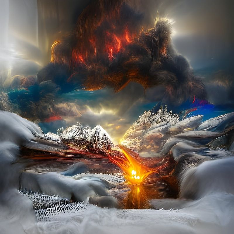 Dark Renaissance Dragons Unleash Ice Storm Fury