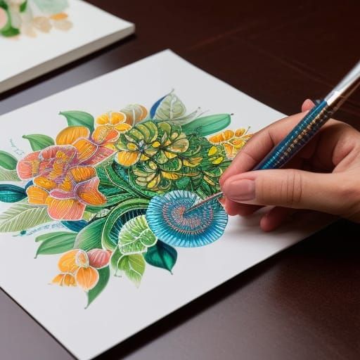 the intricate coloriage