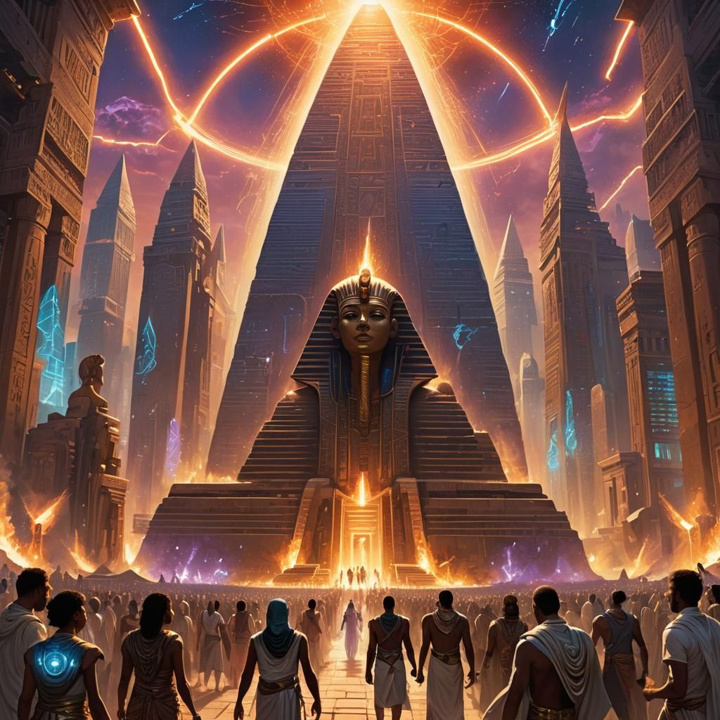 Ethereal Fantasy: Ancient and Futuristic Worlds Unite in Hyp...