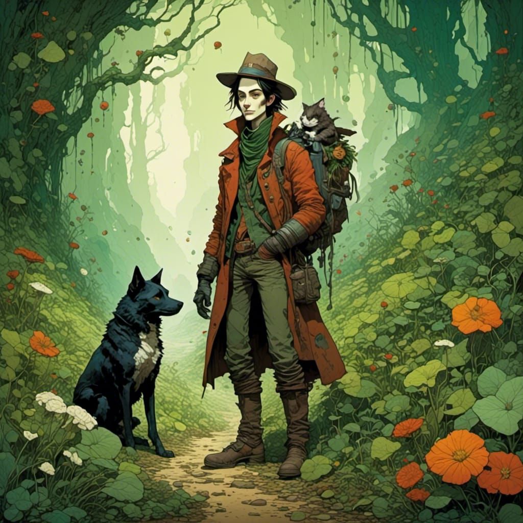 <lora:SciFae Serenity:1.0> Jack, Puddle and Pocket