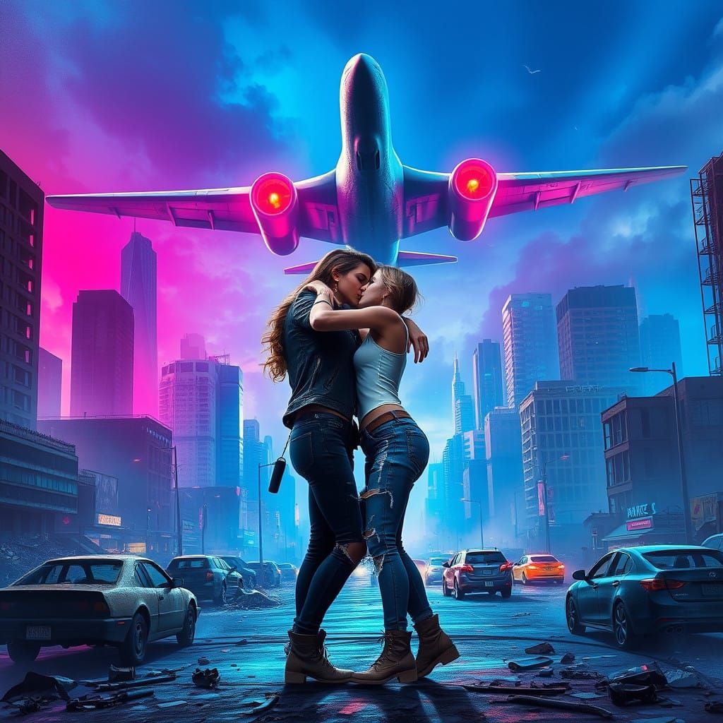 Cyberpunk Apocalypse: Last Love Amidst Ruins