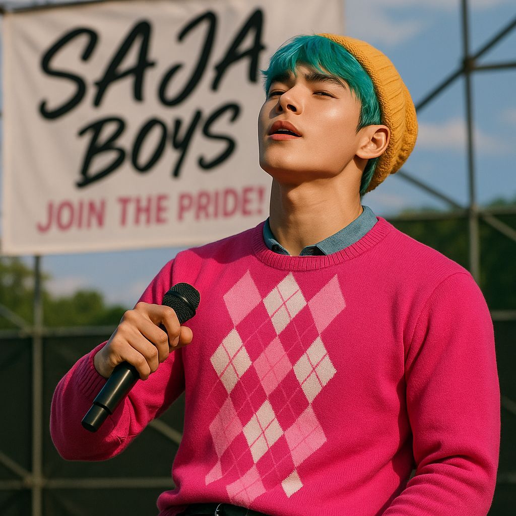 Handsome Kpop Rapper "Baby Saja" Performing Live