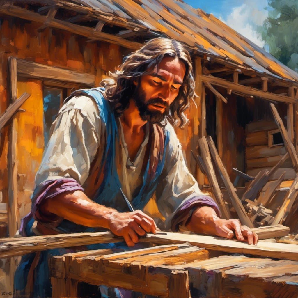 JESUS is a carpenter