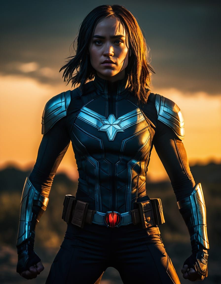 Rogue as Marvel's X-Men Superheroine in Cinematic Comic Book...