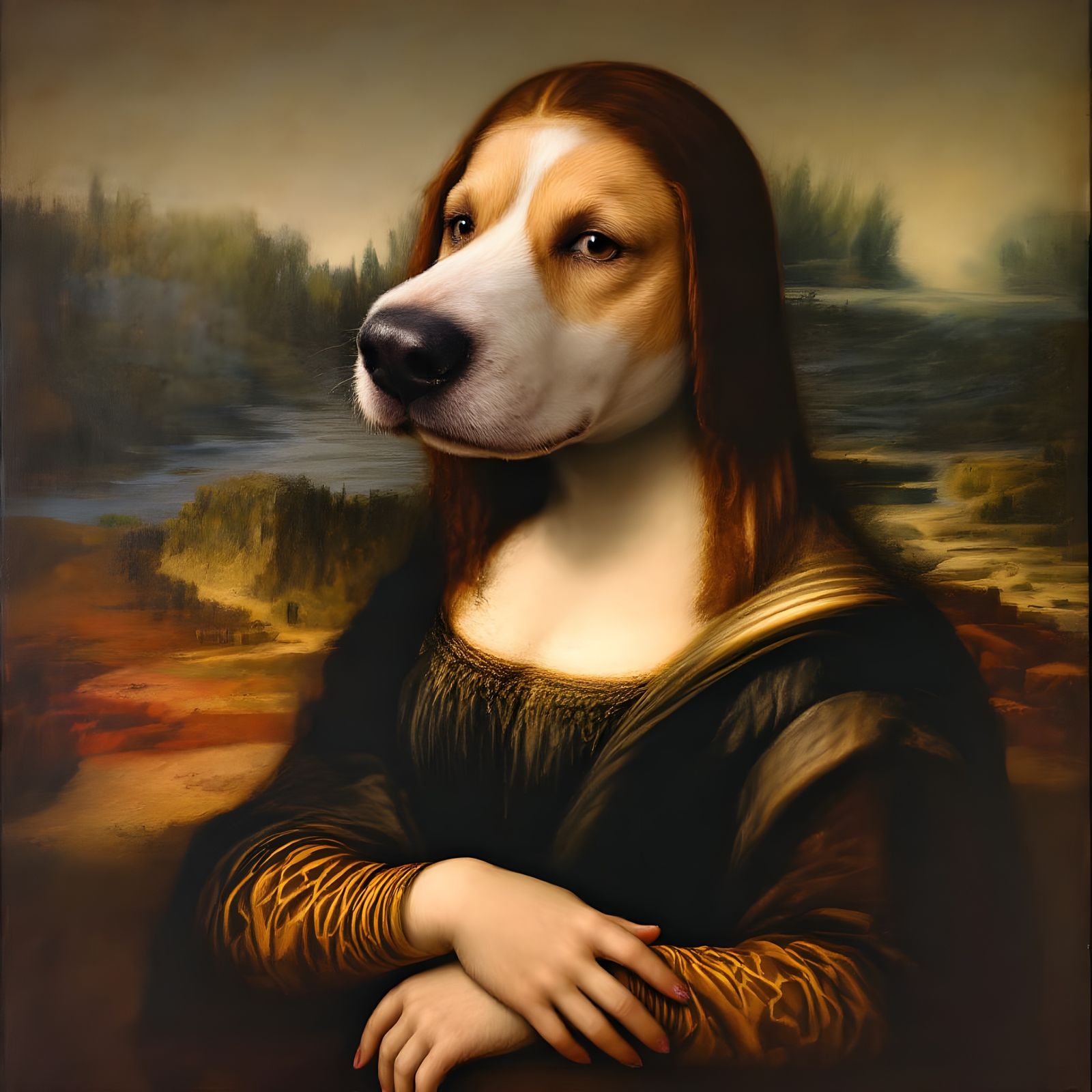 Mona Lisa's Canine Counterpart in Renaissance Art