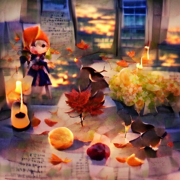 Whispering Woods in Golden Twilight