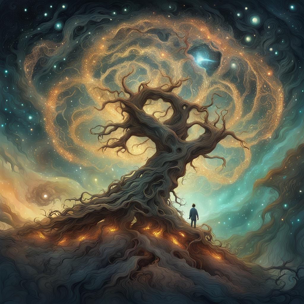 Twisted Tree in Celestial Harmony