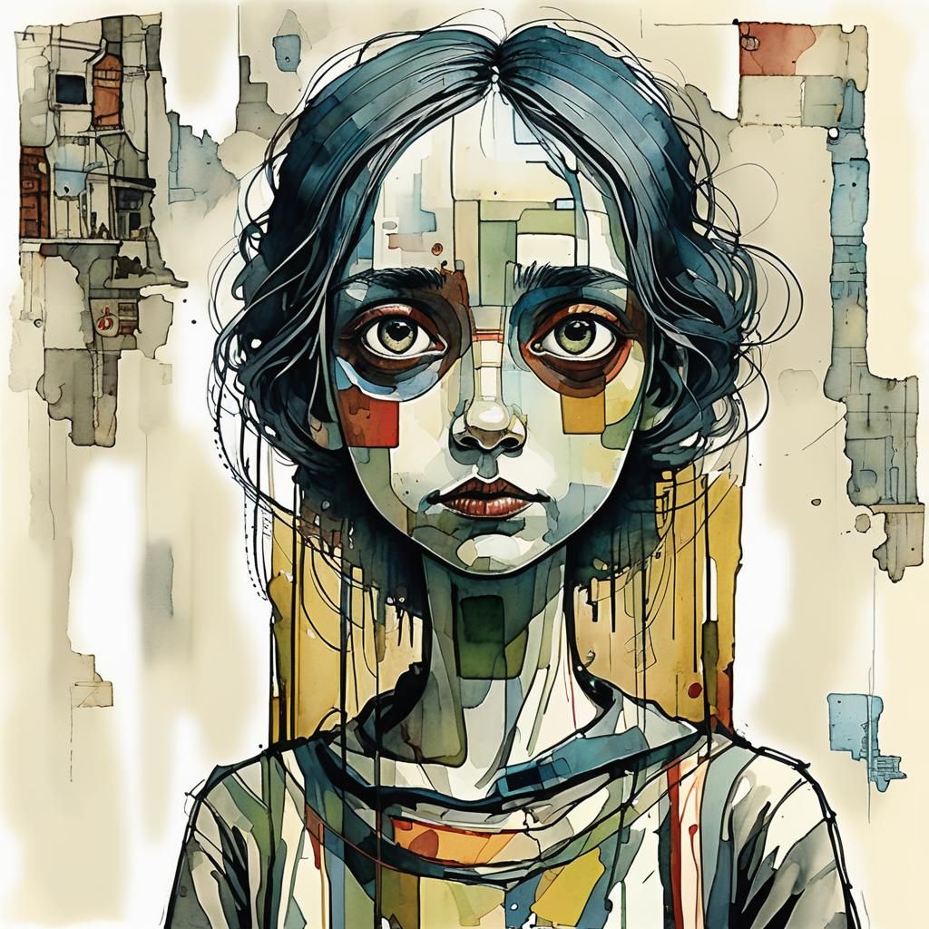 Moody Appalachian Landscape in Watercolor Dreamscapes