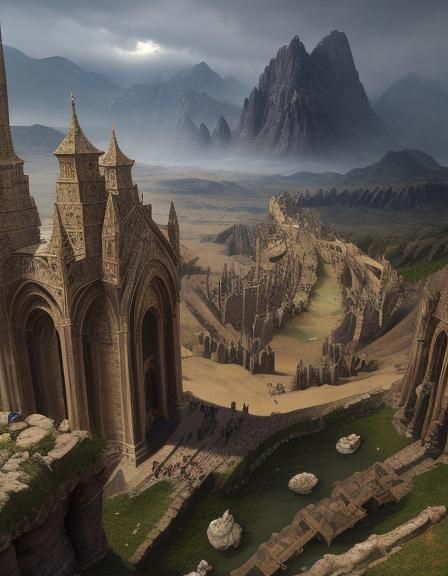 Glorious Epic Fantasy Masterpiece in Stunning Hyperdetail