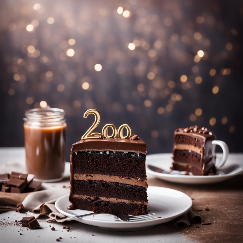 Delicious Celebration Cake with 200th Publish Commendation