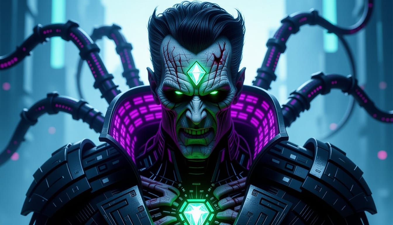 Terrifying Cyber-Organic Mr. Sinister in 2077