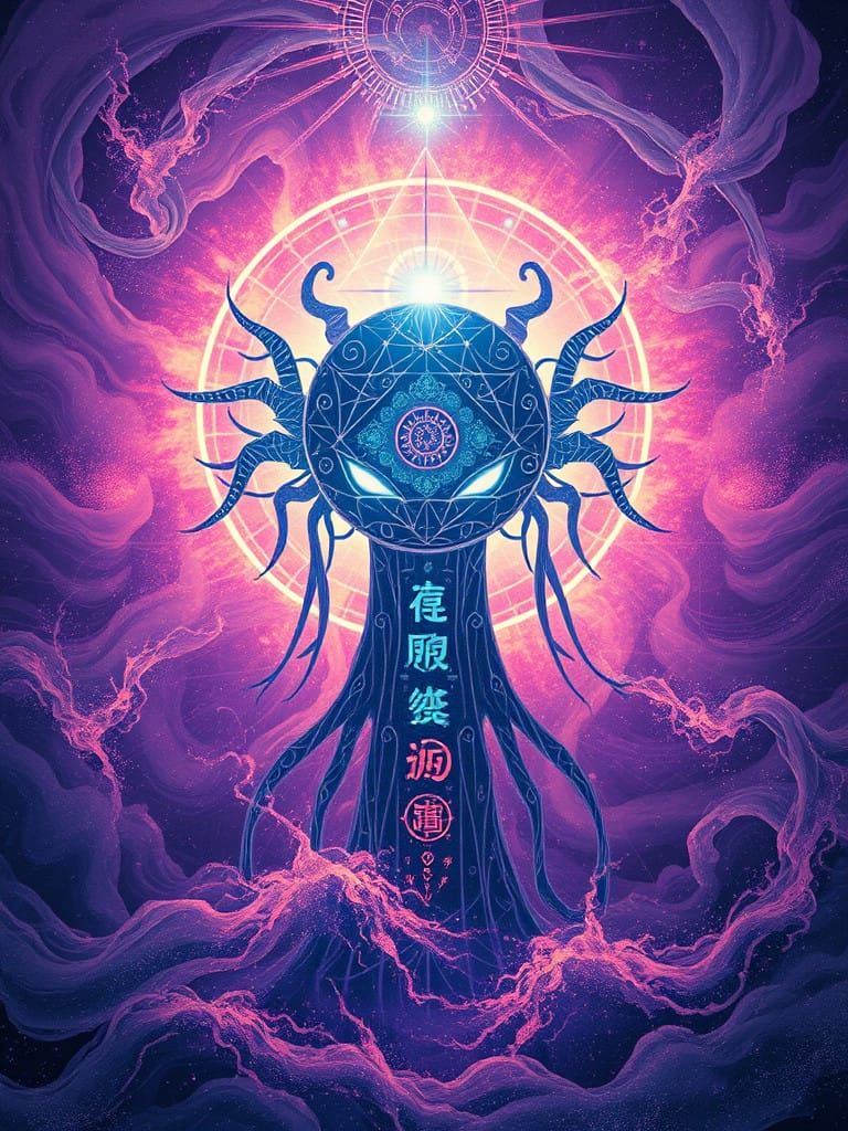 Emerging Awakening in Ancient Japanese Cyberpunk