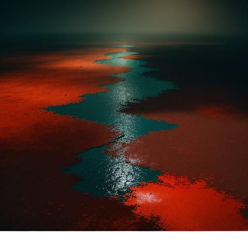 Aerial View of Rusted Metal Texture in High Contrast