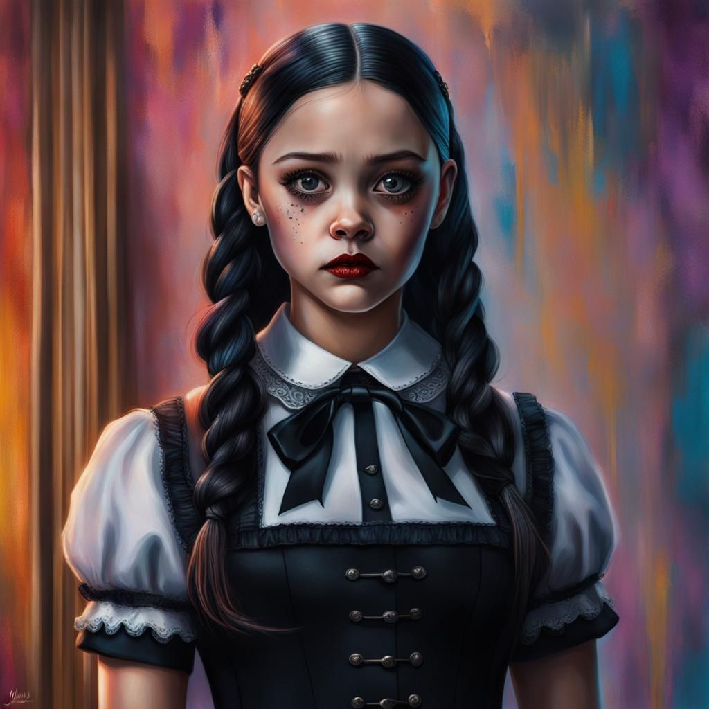 Jenna Ortega, Wednesday Addams dress
