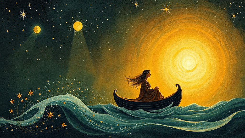 Ethereal Celestial Cityscape in Infinite Consciousness