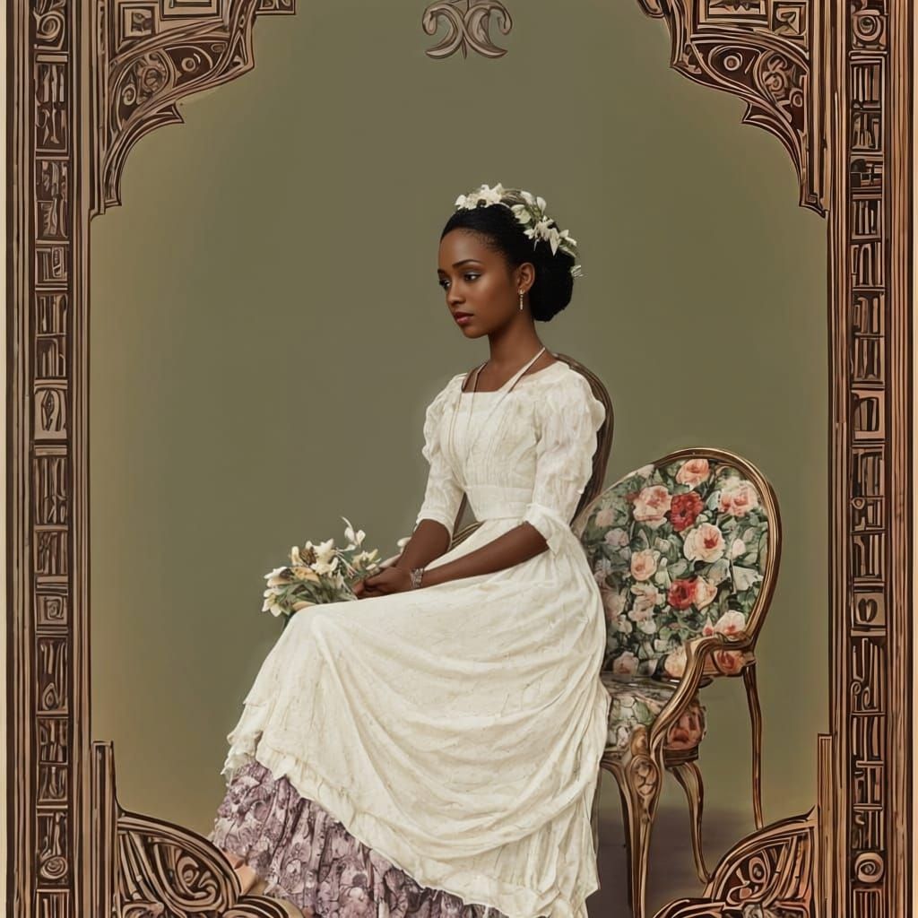 She sat waiting for him to show