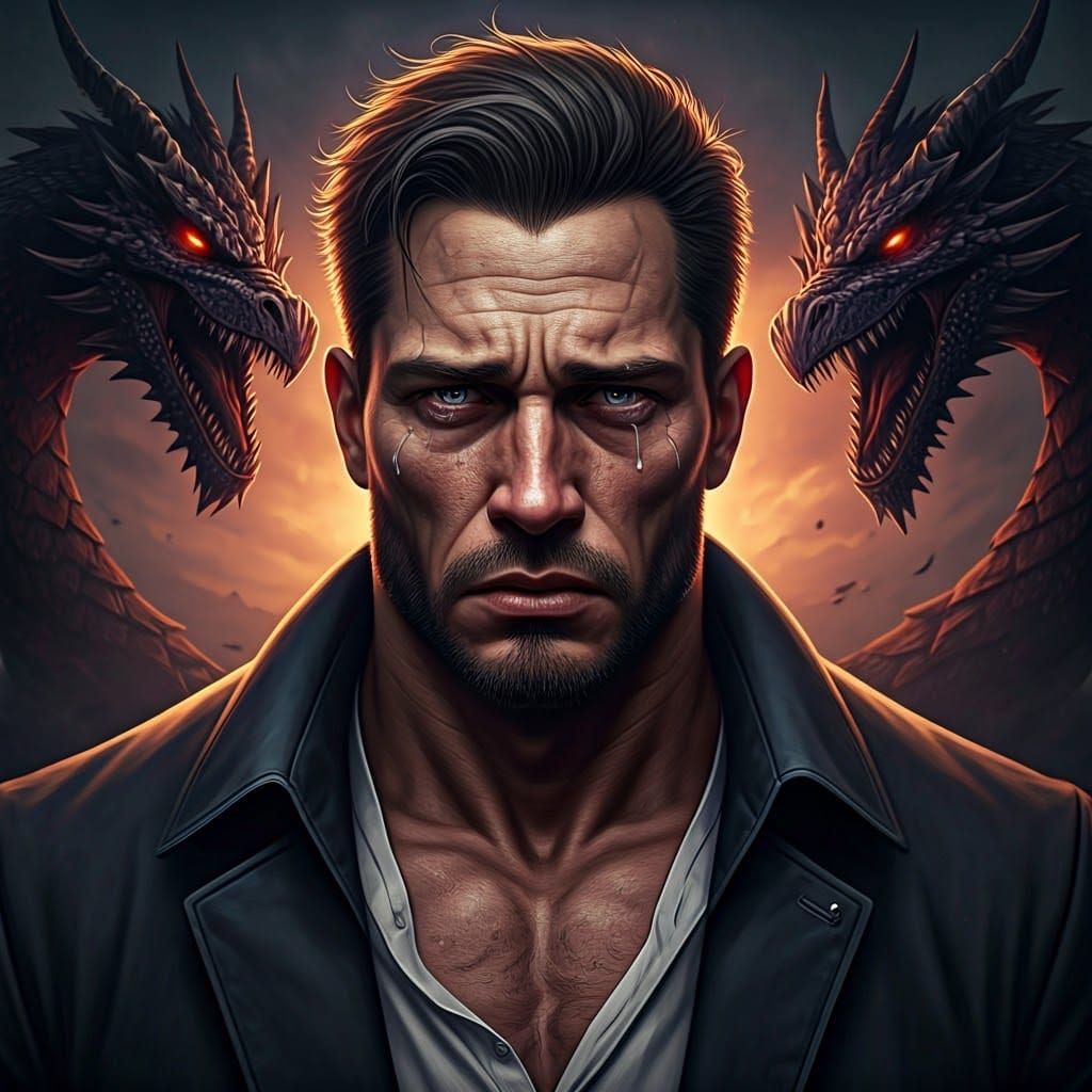 A Haunting Portrait of a Man on the Brink of Fury