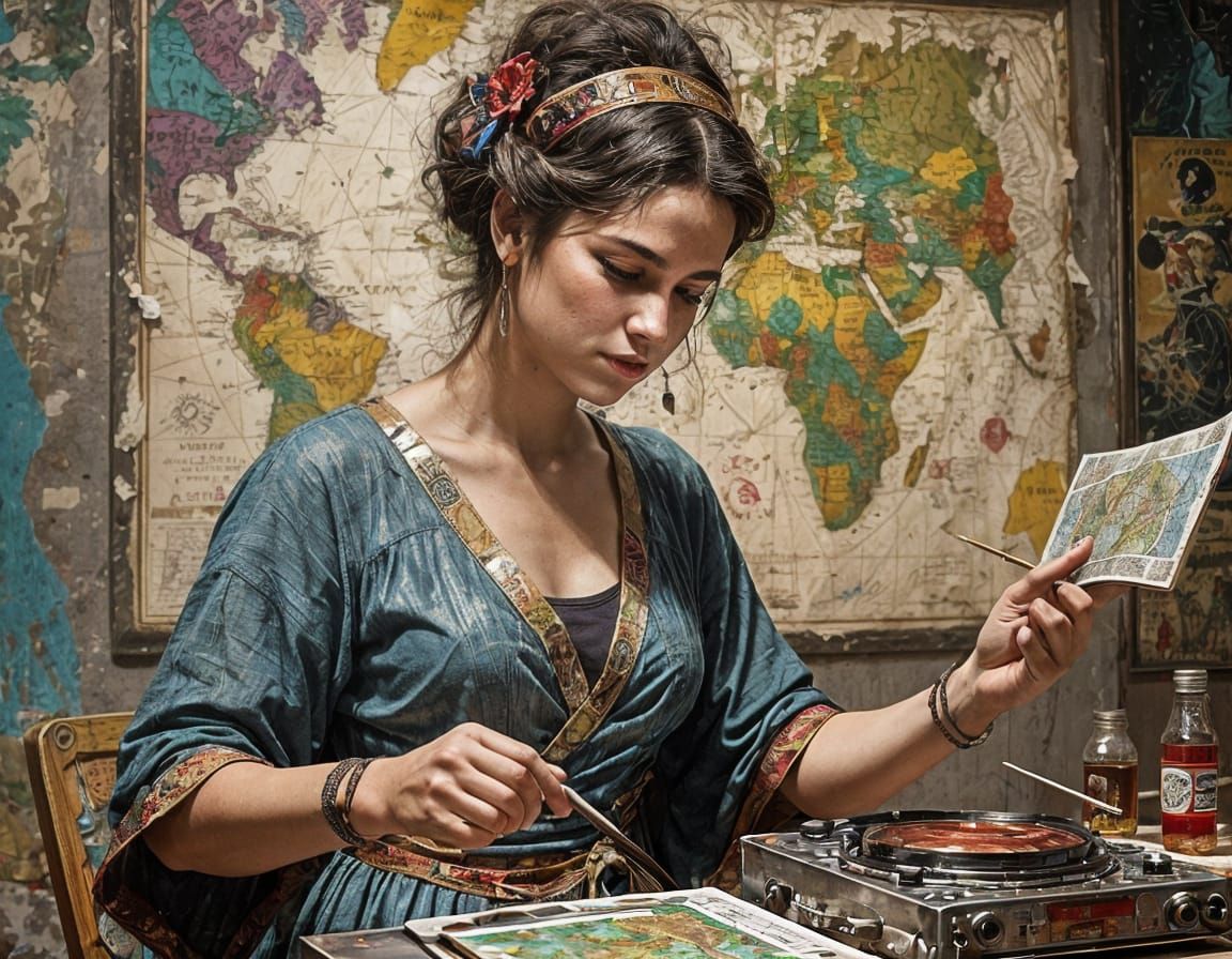 Tone Deaf Jammer Blows Complex Backlit Graffiti Riff