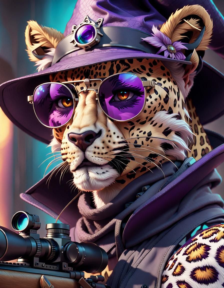 Mysterious Sniper in Triadic Colors
