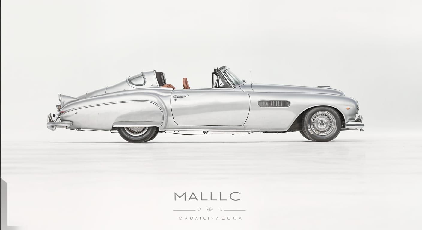 A Dramatic 1953 Sport Car in Metallic Silver