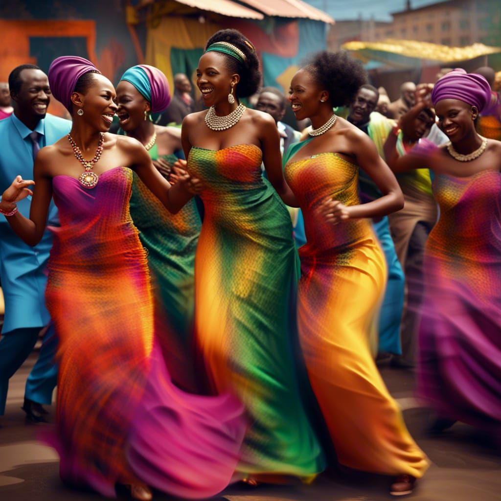 Vibrant Nairobi Wedding Celebration in Fantastical Style