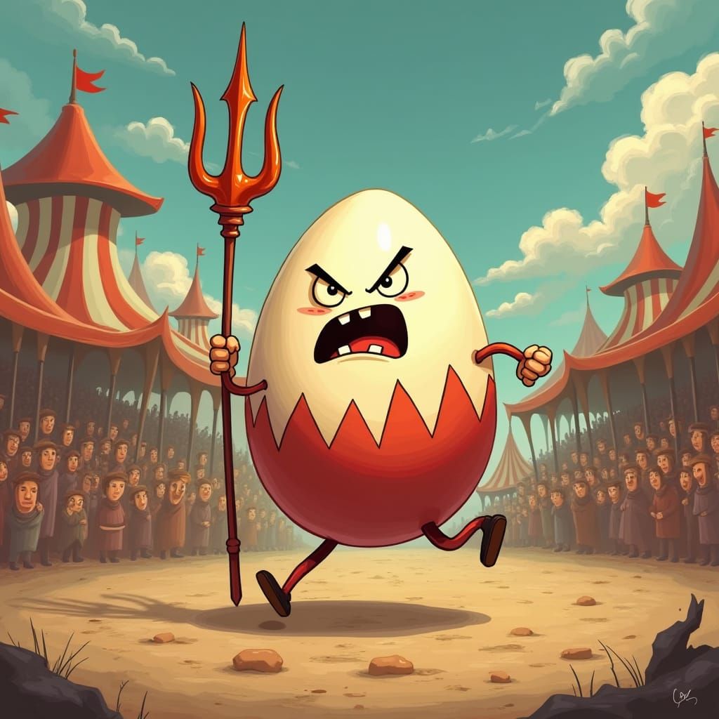 Angry Egg Charges into Circus Maximus