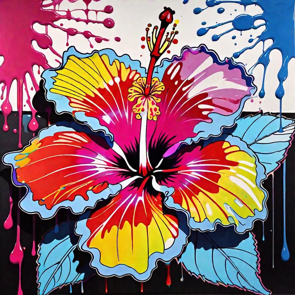 Splashy Hibiscus