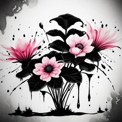 Botanical Ink Drawings