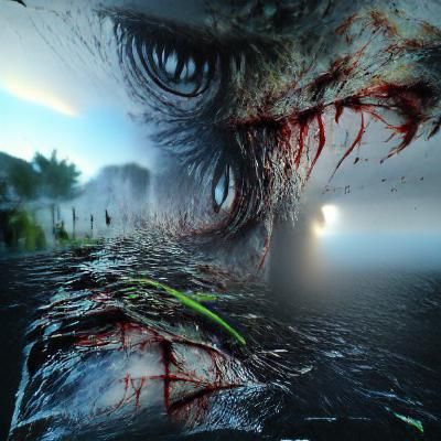 Cyberpunk Horror Icon in 8k Resolution