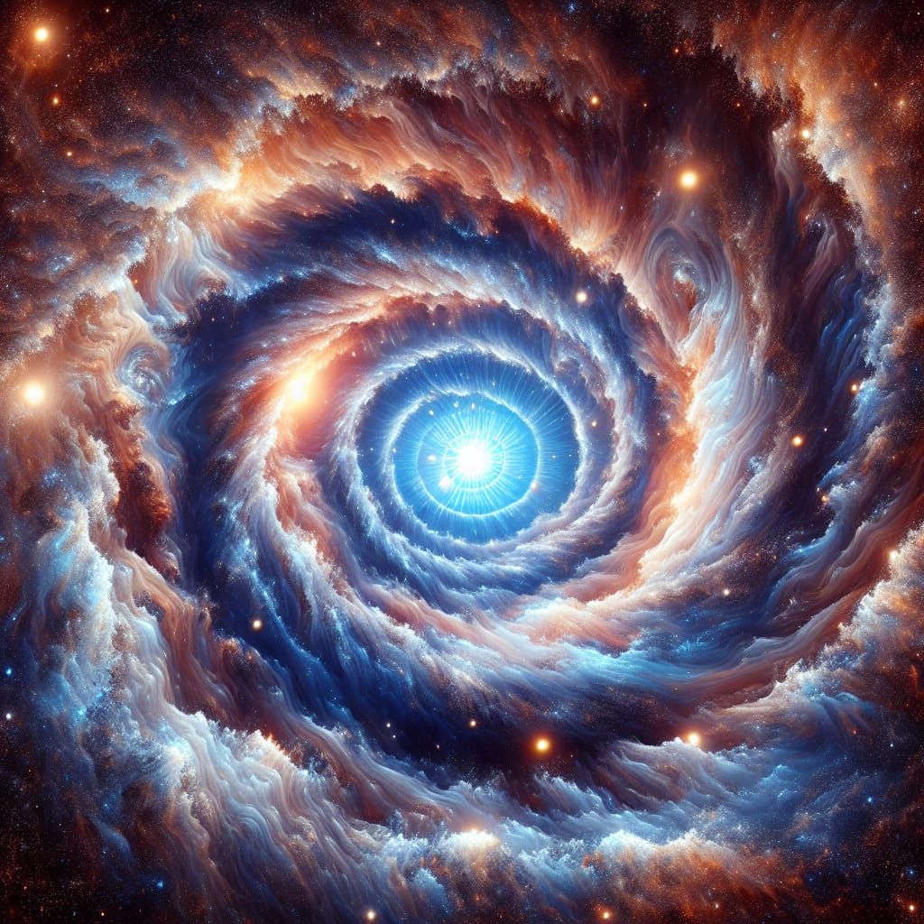 Blue Star Galaxy