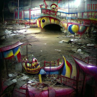 Transcendent Carnival Scene in the Underworld Realm