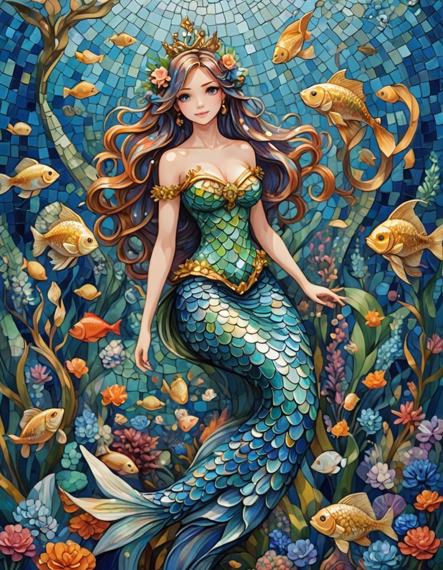 Cute Mermaid Princess