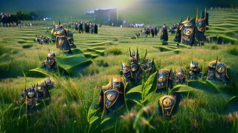 Legionaires in Verdant Formation