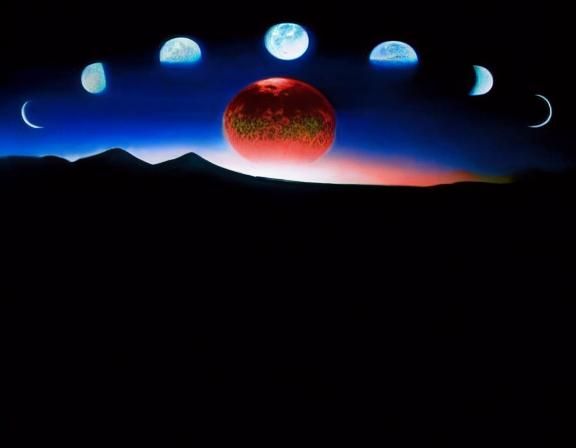 Epic Martian Landscape Inspired by Edgar Rice Burroughs