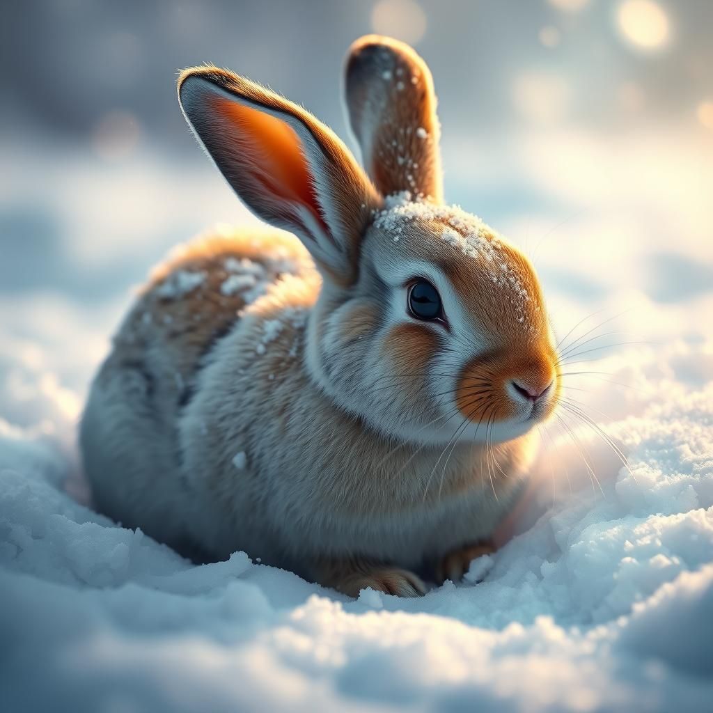 Gentle Bunny's Winter Wonderland