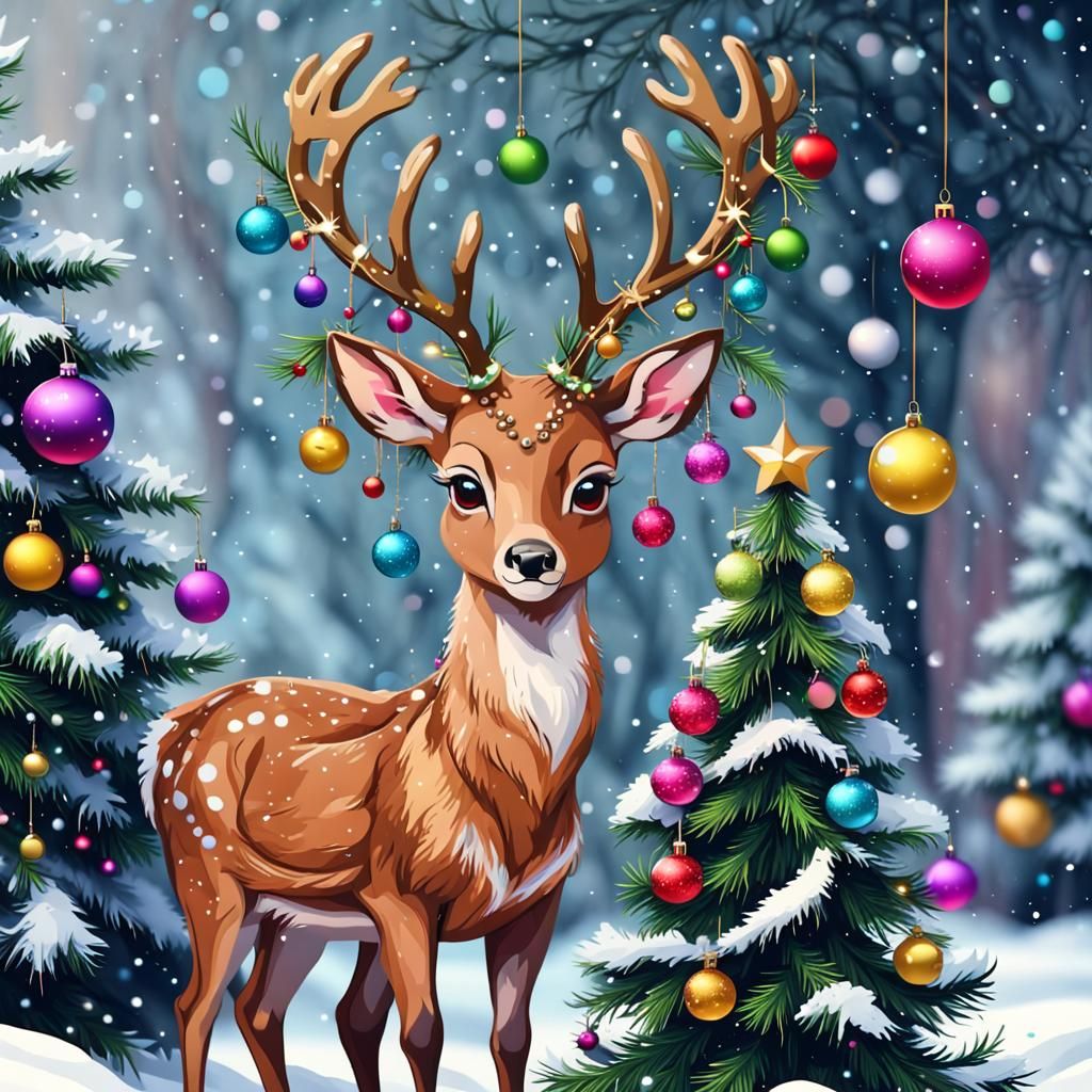 Deer love Christmas Decorations