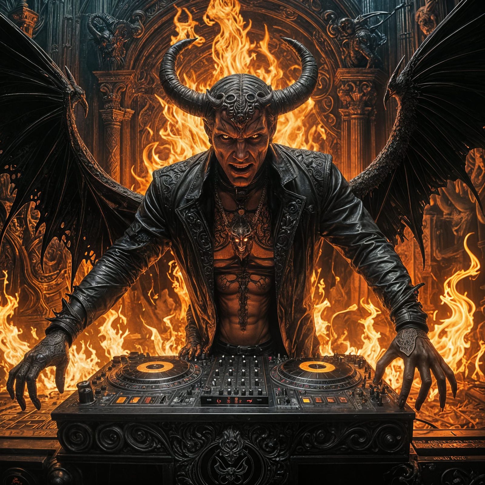 DJ Lucifer at Defcon Diablo