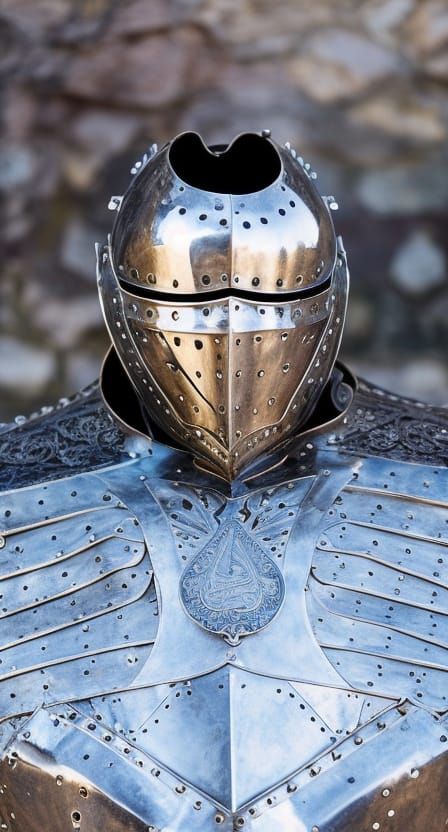 Knightly Armor Gleaming in Sunlight