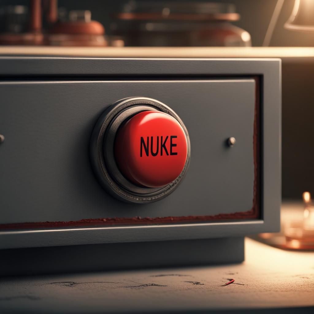 "What happens if I press....?"
"Mr President, do *not* press...