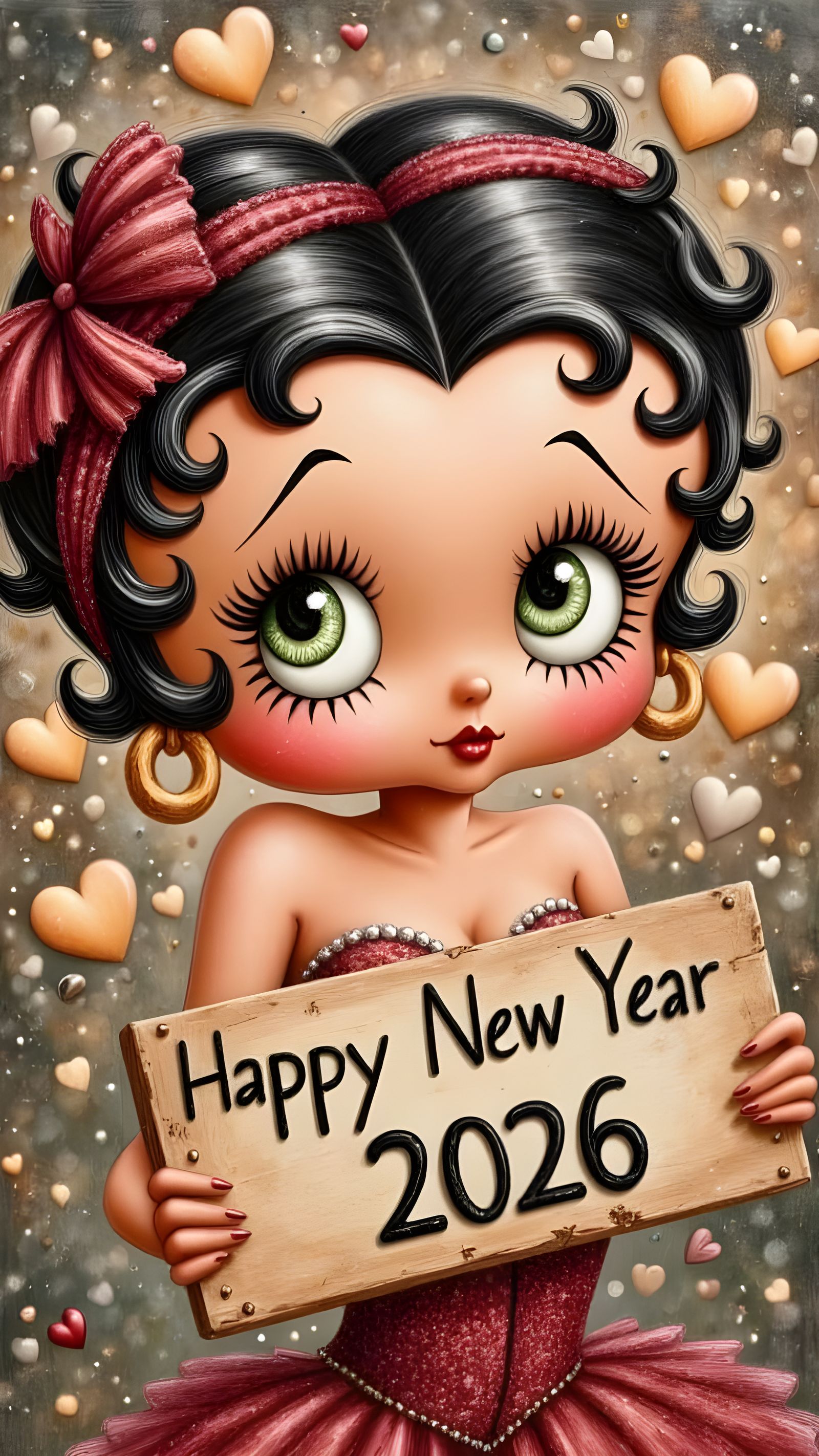 Betty Boop at Gatsby New Year's Eve Ball