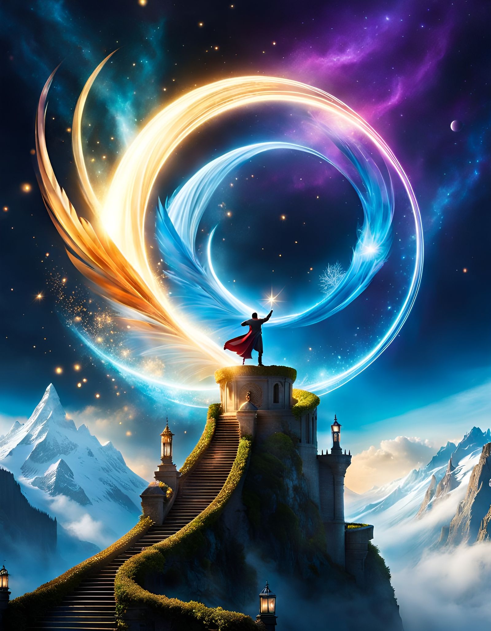 Spectacular Magical Event in Closeup