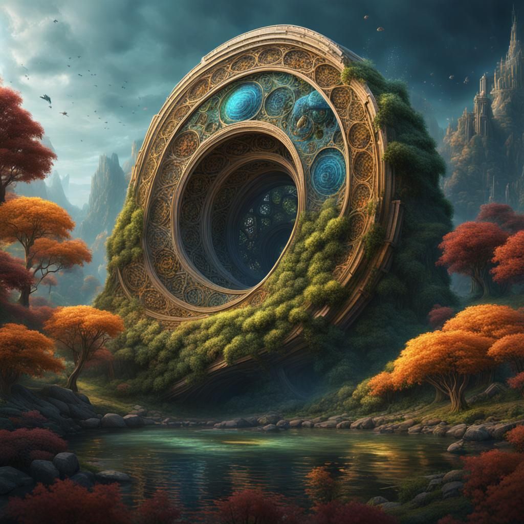 Ethereal Landscape Born from Nature's Harmony