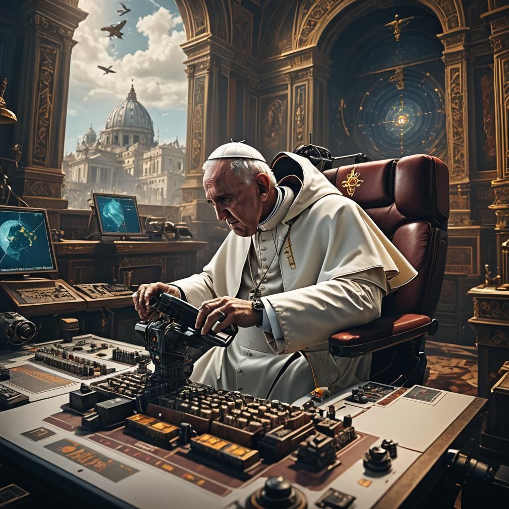 The Pope's Epic Flight Simulator Adventure in Unreal Engine...
