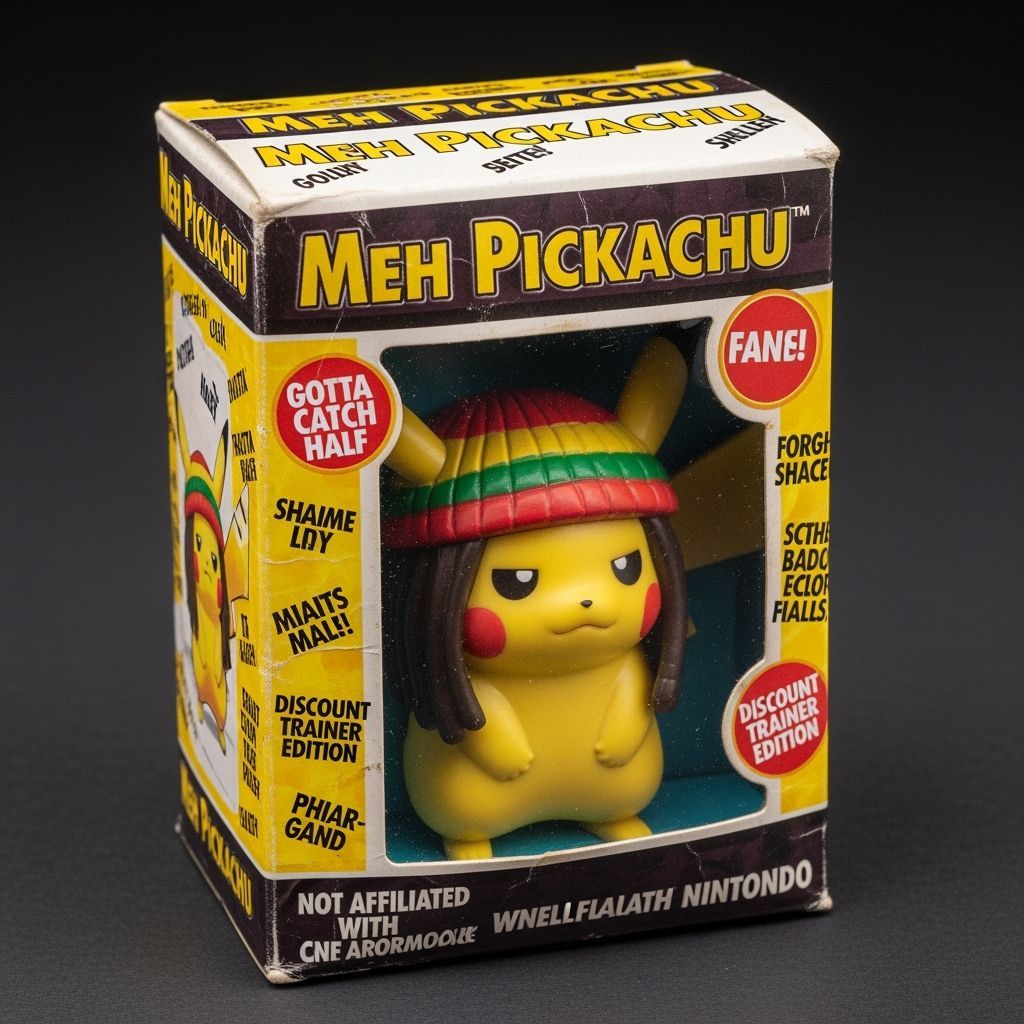 Hilarious Knockoff Pokémon Toy Box - Meh Pickachu