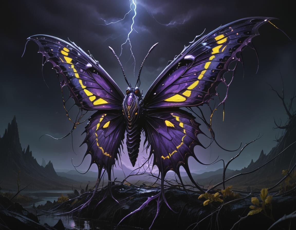 Dark Fantasy Poisonous Butterfly Monster Unveils Dark Secret...
