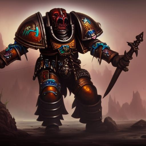 Warhammer 40k Fantasy Armor in Metallic Splendor