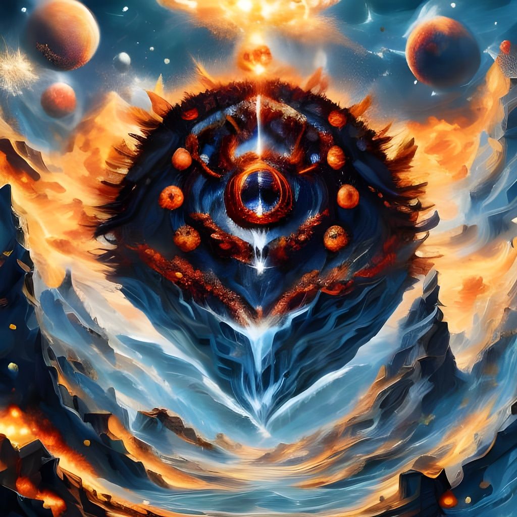 Ethereal Inferno Cosmic Landscapes