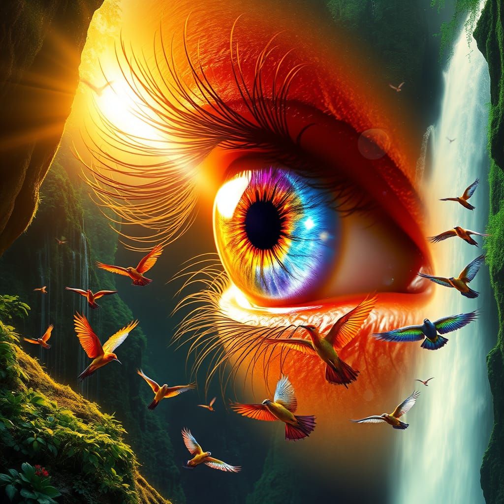 Ethereal Goddess in Cosmic Dreamscape